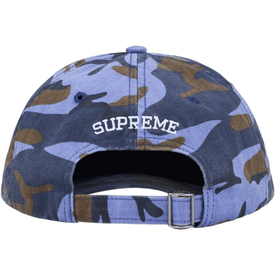Кепка Supreme Pigment S Logo Panel Bright Blue Camo купить в интернет-магазине Kicksmania
