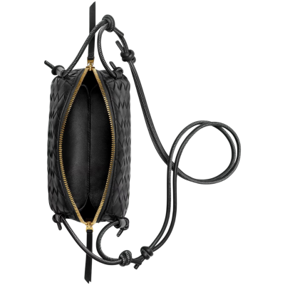 Сумка Bottega Veneta Pochette Concert Black купить в интернет-магазине Kicksmania