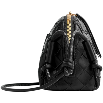 Сумка Bottega Veneta Pochette Concert Black купить в интернет-магазине Kicksmania