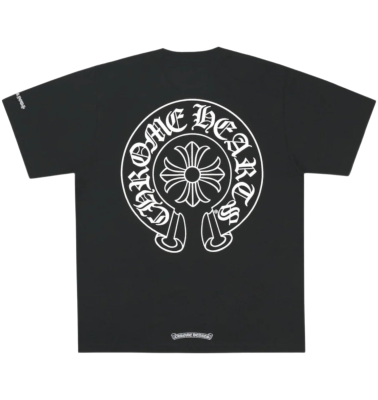 Футболка Chrome Hearts HorseShoe Logo Black купить в интернет-магазине Kicksmania