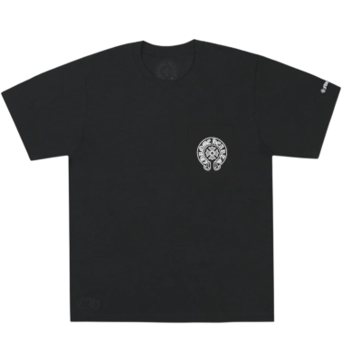 Футболка Chrome Hearts HorseShoe Logo Black купить в интернет-магазине Kicksmania