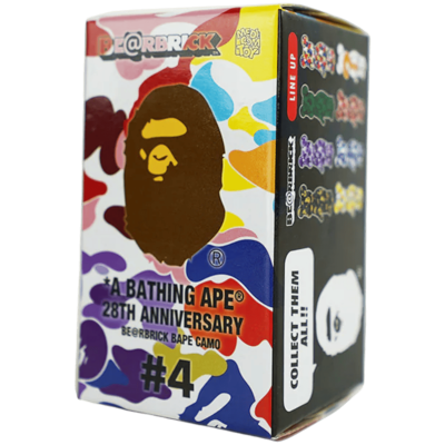 Bape x BearBrick #4 100% купить в интернет-магазине Kicksmania
