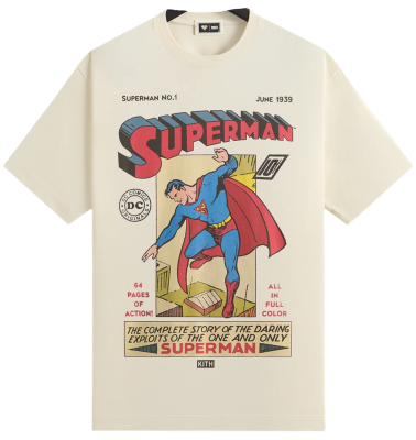 Футболка Kith x Superman No. 1 Sandrift купить в интернет-магазине Kicksmania