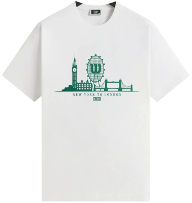 Футболка Wilson x Kith NY To London White купить в интернет-магазине Kicksmania