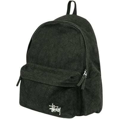 Рюкзак Stussy Canvas WASHED BLACK купить в интернет-магазине Kicksmania