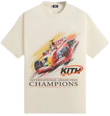 Футболка Kith F1 Champion Vintage купить в интернет-магазине Kicksmania