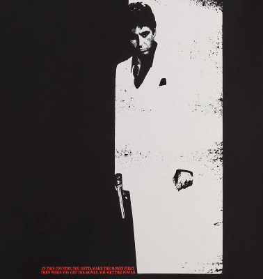 Лонгслив Kith x Scarface Tony Montana Longsleeve Black купить в интернет-магазине Kicksmania