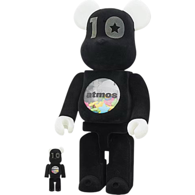 BearBrick Atmos 10 Black 400%+ 100% купить в интернет-магазине Kicksmania