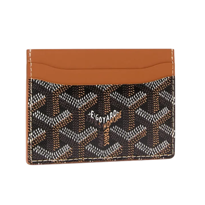 Кардхолдер Goyard Saint-Sulpice Card Wallet Black & Tan купить в интернет-магазине Kicksmania
