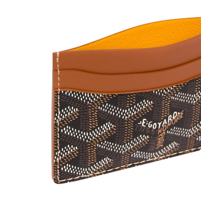 Кардхолдер Goyard Saint-Sulpice Card Wallet Black & Tan купить в интернет-магазине Kicksmania