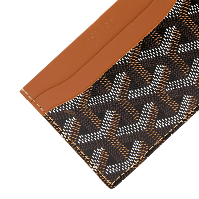 Кардхолдер Goyard Saint-Sulpice Card Wallet Black & Tan купить в интернет-магазине Kicksmania