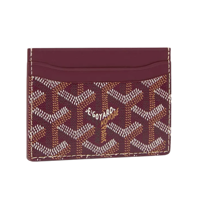 Кардхолдер Goyard Saint-Sulpice Card Wallet Burgundy купить в интернет-магазине Kicksmania