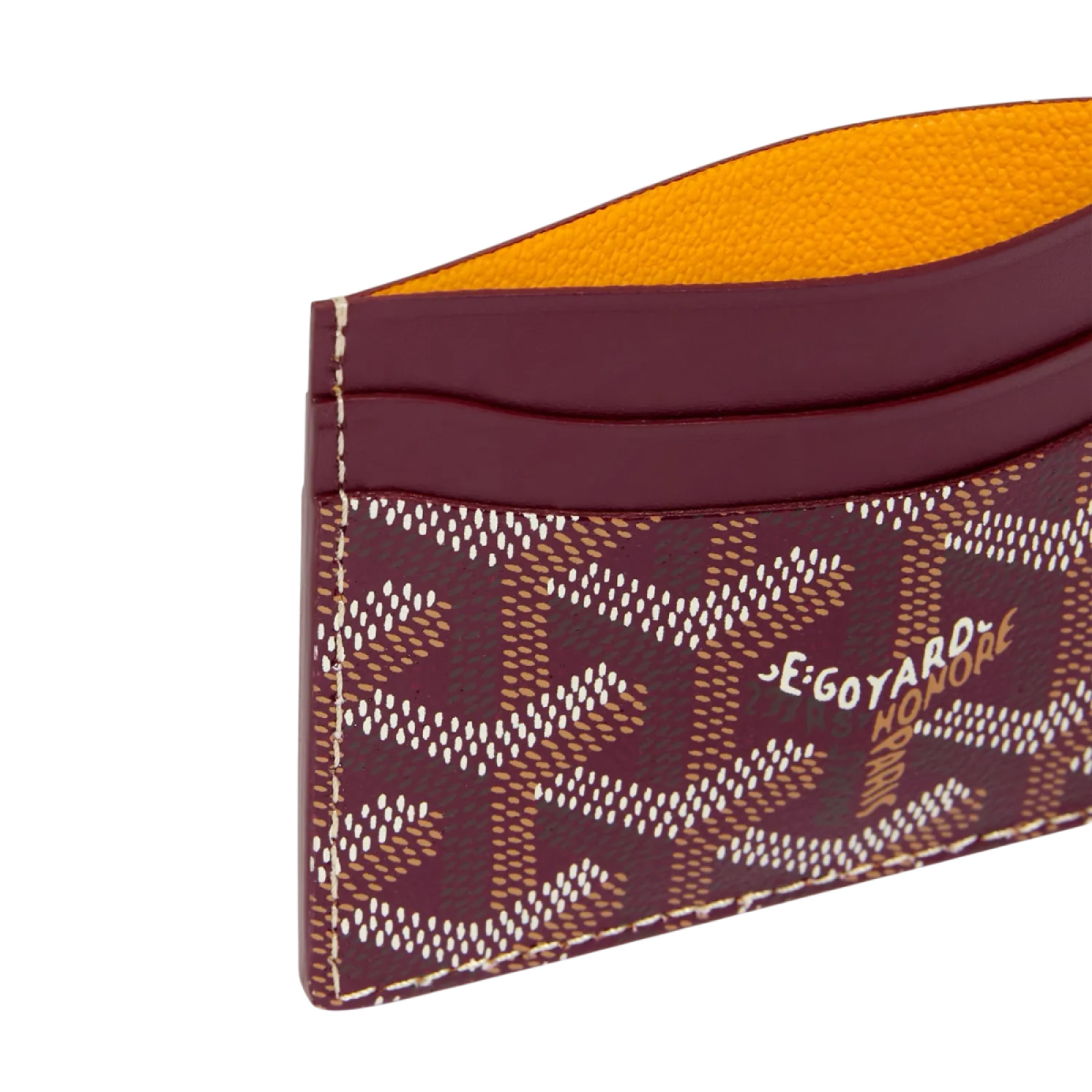 Кардхолдер Goyard Saint-Sulpice Card Wallet Burgundy купить с