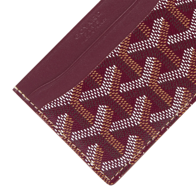 Кардхолдер Goyard Saint-Sulpice Card Wallet Burgundy купить в интернет-магазине Kicksmania