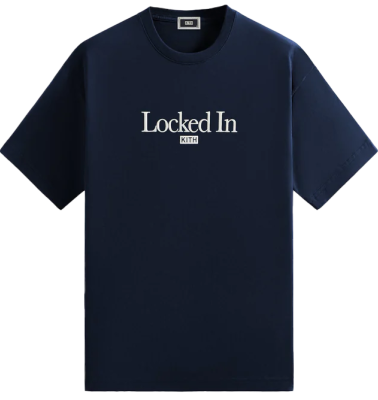 Футболка KITH Locked In Navy купить в интернет-магазине Kicksmania