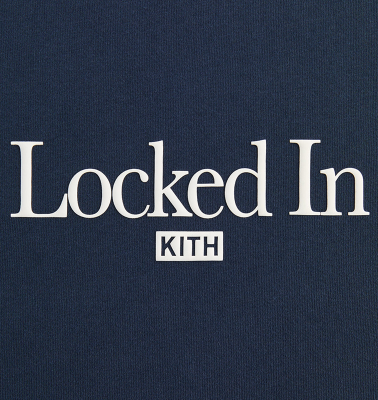 Футболка KITH Locked In Navy купить в интернет-магазине Kicksmania