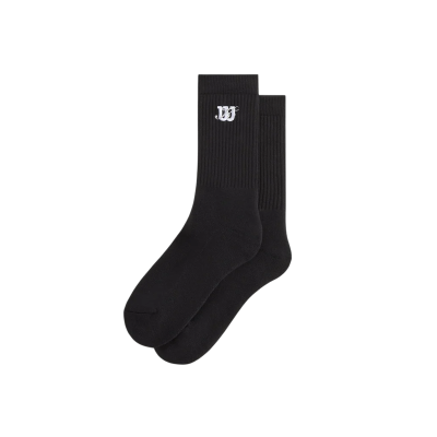 Носки Kith x Wilson Logo Crew Black купить в интернет-магазине Kicksmania