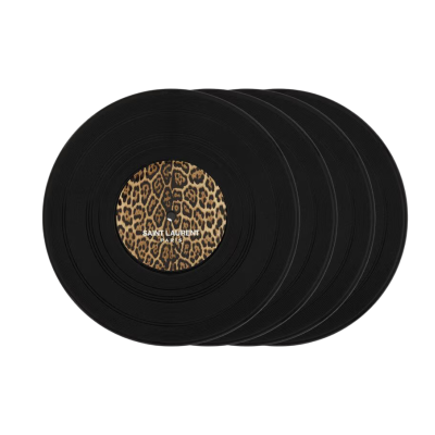 Подставки для стаканов Saint Laurent Coaster Vynil купить в интернет-магазине Kicksmania