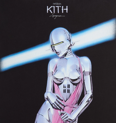 Футболка Kith x Nanzuka Sorayama Sexy Robot Black купить в интернет-магазине Kicksmania