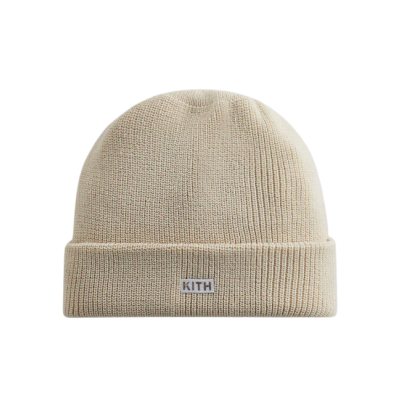 Шапка KITH Classic Beanie Sandrift купить в интернет-магазине Kicksmania
