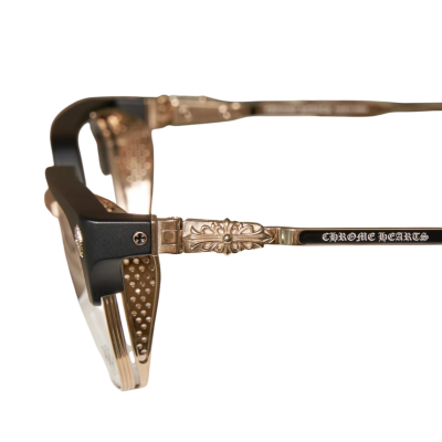 Очки CHROME HEARTS LGMA Matte Black/Gold Plated купить в интернет-магазине Kicksmania
