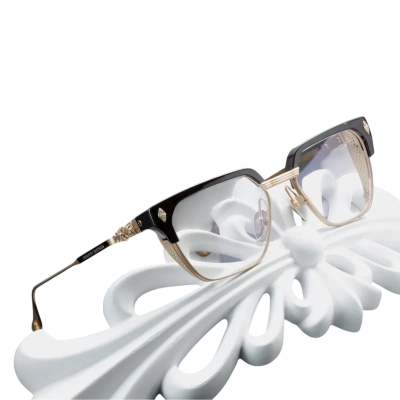 Очки CHROME HEARTS LGMA Matte Black/Gold Plated купить в интернет-магазине Kicksmania