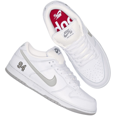 Supreme x Dunk SB Low 94 White купить в интернет-магазине Kicksmania