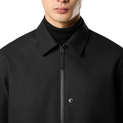 БОМБЕР STONE ISLAND FLANNEL GHOST BLACK купить в интернет-магазине Kicksmania