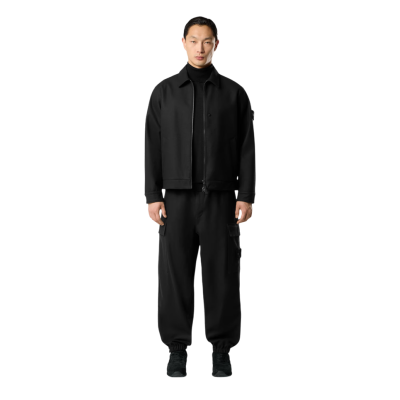 БОМБЕР STONE ISLAND FLANNEL GHOST BLACK купить в интернет-магазине Kicksmania