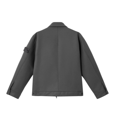 БОМБЕР STONE ISLAND FLANNEL GHOST DARK GREY купить в интернет-магазине Kicksmania — фото 2