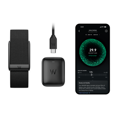Фитнес-браслет WHOOP 5.0 Peak Obsidian + подписка купить в интернет-магазине Kicksmania