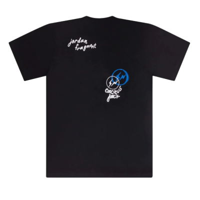 Футболка Travis Scott x Fragment x Jordan Black купить в интернет-магазине Kicksmania