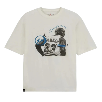 Футболка Travis Scott x Fragment x Jordan White купить в интернет-магазине Kicksmania