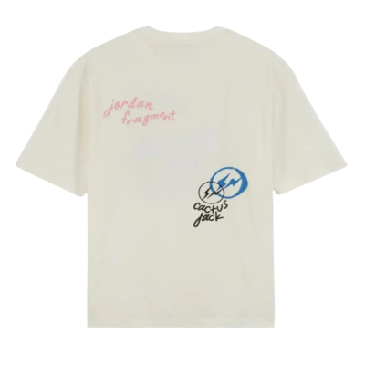 Футболка Travis Scott x Fragment x Jordan White купить в интернет-магазине Kicksmania