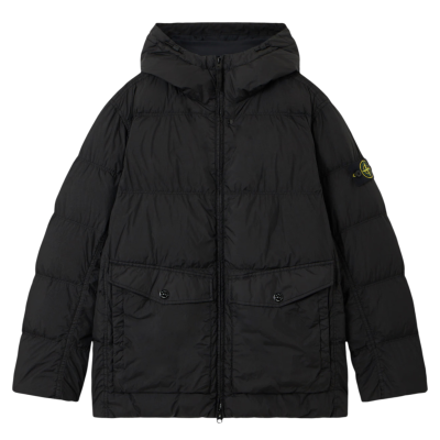 Куртка Stone Island CRINKLE REPS NY RECYCLED NYLON Black купить в интернет-магазине Kicksmania
