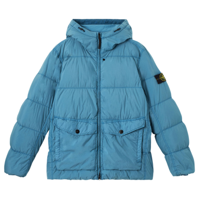 Куртка Stone Island CRINKLE REPS NY RECYCLED NYLON Light Blue купить в интернет-магазине Kicksmania