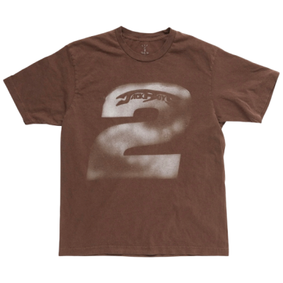 Футболка Travis Scott JACKBOYS 2 Brown Green Mask купить в интернет-магазине Kicksmania
