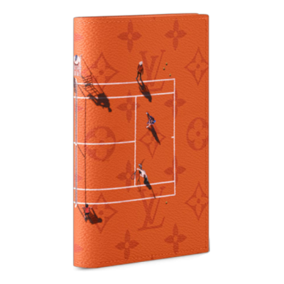 Обложка на паспорт Louis Vuitton Tennis Orange купить в интернет-магазине Kicksmania