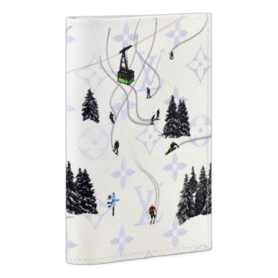 Обложка для паспорта Louis Vuitton Winter White купить в интернет-магазине Kicksmania