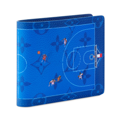 Кошелек Louis Vuitton Slender Basketball Blue купить в интернет-магазине Kicksmania