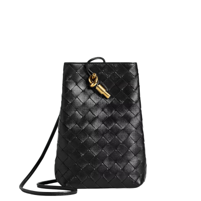 Сумка BOTTEGA VENETA Andiamo Phone Pouch Black купить в интернет-магазине Kicksmania