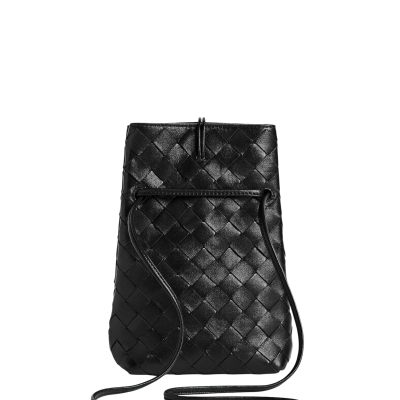 Сумка BOTTEGA VENETA Andiamo Phone Pouch Black купить в интернет-магазине Kicksmania
