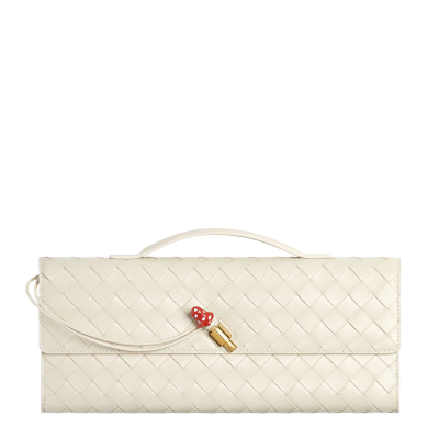 Клатч BOTTEGA VENETA Andiamo Sea Salt купить в интернет-магазине Kicksmania