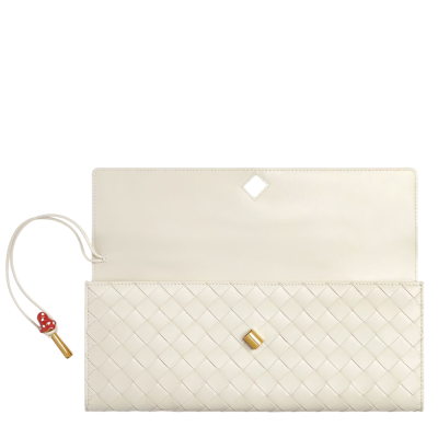 Клатч BOTTEGA VENETA Andiamo Sea Salt купить в интернет-магазине Kicksmania