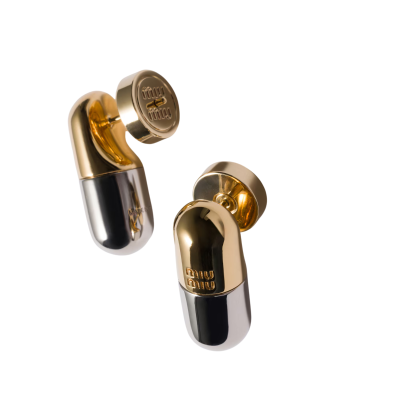 Серьги Miu Miu Metal Gold/Steel купить в интернет-магазине Kicksmania