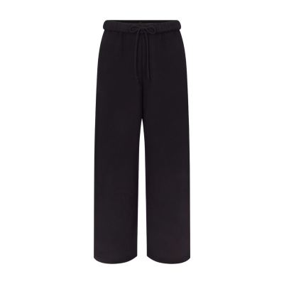 Штаны SKIMS Cotton Fleece Classic Straight Leg Onyx купить в интернет-магазине Kicksmania