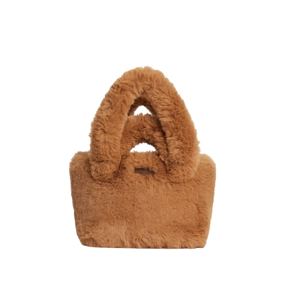 Сумка SKIMS Faux Fur Mini Camel купить в интернет-магазине Kicksmania