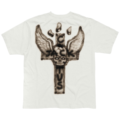 Футболка Travis Scott JACKBOYS 2 White Cross купить в интернет-магазине Kicksmania