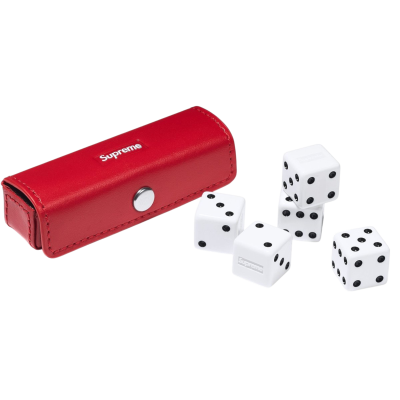 Кости Supreme Leather Dice Set купить в интернет-магазине Kicksmania