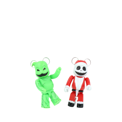 Bearbrick Santa Jack & Oogie Boogie 100% 2-Pack купить в интернет-магазине Kicksmania